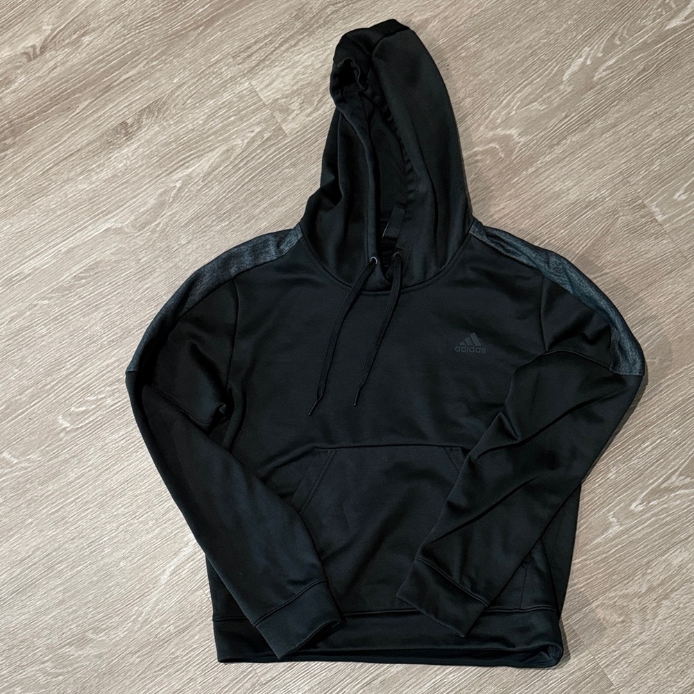 Adidas Black and Gray Hoodie